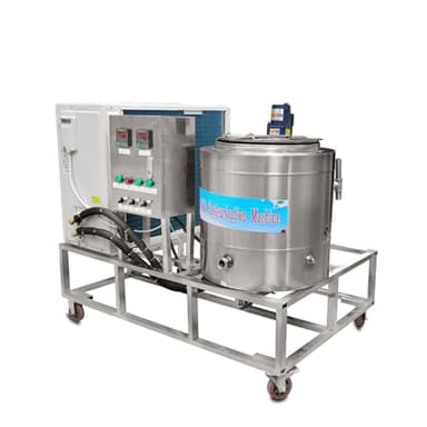Kolice Commercial 150L Milk Pasteurization Machine Sterilization Dairy Pasteurizer Machine With Freezing Function for Milk,Coffee,Juice, Beer-220V, Temperature Controller, Double Layer Design