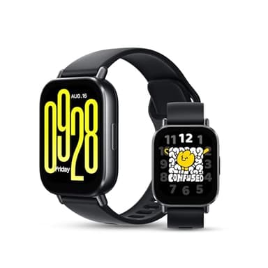 Xiaomi Redmi 5 Active Smart Watch, Step Counter Watch for Women Men with 2" LCD Large Display, 140 Sports Modes, 5ATM Waterproof (Active-Midnight Black)