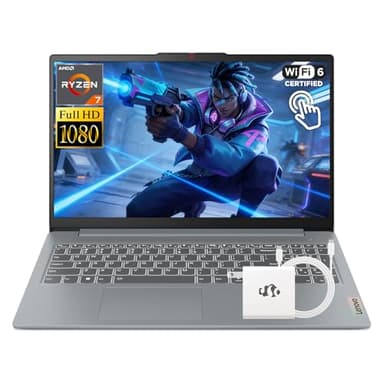Lenovo IdeaPad Slim 3 Touchscreen Laptop, 8 Cores AMD Ryzen 7 5825U(Up to 4.50 GHz) 16GB RAM 1TB SSD, AMD Radeon Graphics 15.6" FHD WiFi 6 Win11 W/Accessory, Computer for Business and Professional