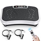 UTRYCO Vibration Platform Machines Vibrating Plate Exercise Machine Vibration Playe Board with User Weight 330lbs, Pad Vibration Plate Exercise Machine Full Body Workout Machine for Home Gym for Women