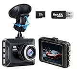 Dash Camera for Cars, 1080P Full HD Dash Cam, 170° Wide Angle Dash Cam Front, Loop Recording, G Sensor, Super Night Vision, WDR,HDR,Free 32GB SD Card