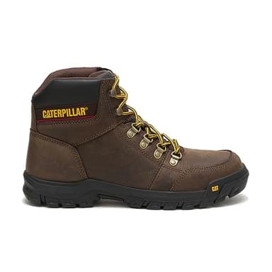 Caterpillar Men's Outline Work Boot, Seal Brown, 10 M US