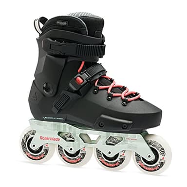 Rollerblade Twister XT Women's Adult Fitness Inline Skate, Black/Mint, Urban Performance Inline Skates 8/8.5