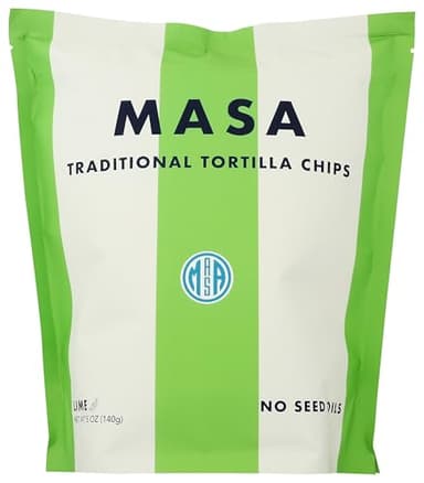MASA Lime Tortilla Chips, 5 OZ