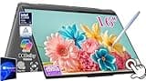 Lenovo 2024 Yoga 7i 2-in-1 Slim Laptop, 16" WUXGA Touchscreen, Ultra 7 155U (Beats i7-1335U), Backlit KB, FP Reader, Thunderbolt 4, TÜV, Win11Pro, w/AI Copilot & Stylus Pen(16GB RAM|1TB SSD)