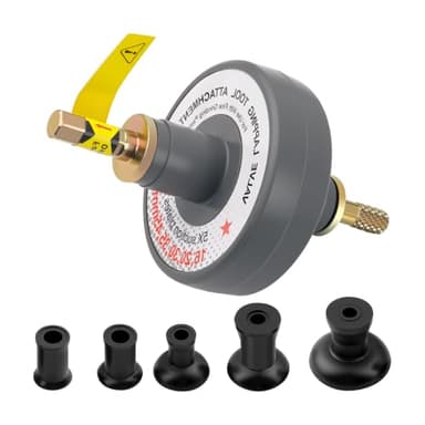 TSIEBRV Valve Lapping Tool Kit with 1000-1250 RPM Working Range,Valve Grinding Tool with 5 Size Suction Cups of 16mm/20mm/30mm/35mm/45mm,Valve Lapping Kit Use with Valve Lapping Compound