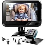 Baby Car Camera 4.3" HD Night Vision Baby Car Mirror- 1080P Rear Facing Baby Monitor with 120° Wide Angle, Safe Driving for New Parents