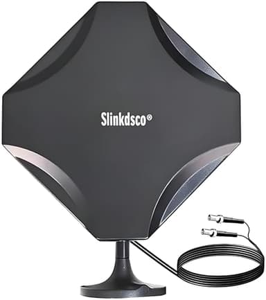 MIMO Antenna External 4G LTE 5G Dual TS9 Antenna Compatible with Netgear AT&T Nighthawk M7 Pro MR6110 MR6150 MR6500 M6 Pro M1 MR1100 Verizon Hotspots Router, Boosts Home RV Internet, Slinkdsco