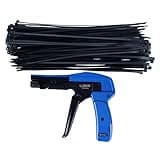 LUBAN Cable Wire Tie Gun With Cable Ties, Professional Fastening Cable Install and Cut Plastic Nylon Ties Tool