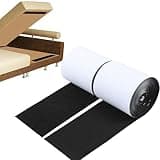 4 Inch Wide Hook and Loop Tape with Adhesive, Nylon Self Adhesive Heavy Duty Strips Fastener for Sofa, Keep Couch Cushions from Sliding，Keep Carpet in Place (Black, 9 Feet)