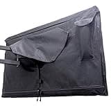 Bozzcovers Outdoor TV Cover 60-65 inch - WITH ZIPPER, Weatherproof, Waterproof 360 degrees protection, Soft Non Scratch Interior - Black