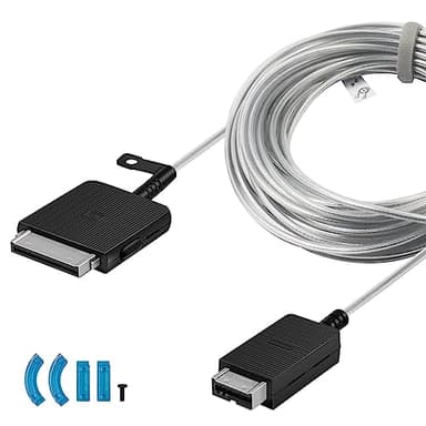 VG-SOCR15/ZA15m One Connect Cable,Invisible Connection Cable Applicable for Samsung QLED 4K/The Frame TV Only, Compatible with QN75Q90RAFXZA QN65Q90RAFXZA QN65LS03RAFXZA QN55LS03RAFXZA QN55LS03BDFXZA