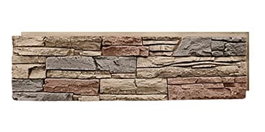 GenStone Faux Stacked Stone Panel 41" x 11.25" in Desert Sunrise Color for Do It Yourself Friendly Home Improvement Projects