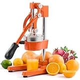 CO-Z Hand Press Juicer Machine, Manual Orange Juicer and Professional Citrus Juicer for Orange Juice Pom Lime Lemon Juice, Commercial Lemon Squeezer and Orange Crusher, Easy to Clean, Orange