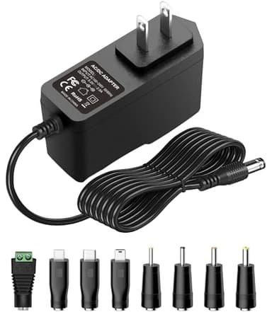 5V 2A 10W DC Power Supply Adapter AC/DC Wall Charger AC 100V-240V to DC 5 Volt 2Amp 1A 1.5A Replacement Power Cord USB Type C for Security Camera Baby Monitor Scanner TV Box Raspberry USB Hub