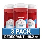 Old Spice Aluminum Free Deodorant for Men, 24/7 Freshness & Lasting Legendary Fragnance, 24/7 Sweat & Odor Protection, High Endurance, Fresh Scent, 3.4 oz (Pack of 3)