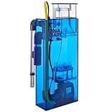 AquaReady Hang On Back Protein Skimmer for Saltwater Aquariums HOB-1.5, Up to 75 Gallon Fish Tank Filtration, Hang On External, Adjustable, Ultra Quiet Pinwheel Pump