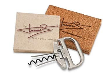 The Durand® two part device to successfully remove older and fragile wine corks whole and intact.