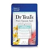 Dr Teal's Epsom Salt Magnesium Soak, Arnica Body Relief with Arnica, Menthol & Essential Oils, 3 lbs