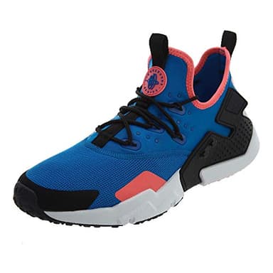Nike Air Huarache Drift Lifestyle Mens Sneakers (10.5 M US, Blue Nebula/Black-Black/White)