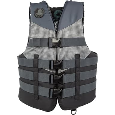 Body Glove Method Nylon U.S. Coast Guard Approved Life Jacket PFD-Black-2X/3X