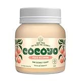 COCOYO Living Coconut Yogurt - 8 oz - Peach Nectarine Probiotic Yogurt for Gut Health - Plant-based, Vegan Yogurt