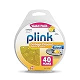 Plink Garbage Disposal Cleaner, Freshener & Odor Removing Balls, Easy to Use, Fresh Lemon Scent, 40 Count