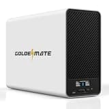 GOLDENMATE 2000VA/1600W Lithium UPS Battery Backup and Surge Protector, Backup Battery Power Supply with LiFePO4 Batteries(460Wh), AVR, Line Interactive Sinewave UPS System, 8 Outlets, LCD Display