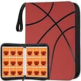 900 Pockets Basketball Trading Card Binder, Card Binder Album Folder with 50 Top-Loading Page Sleeves, 9 Pocket Card Binder for Game Cards, Sports Cards, Baseball Cards Black (9 Pocket, Basketball)