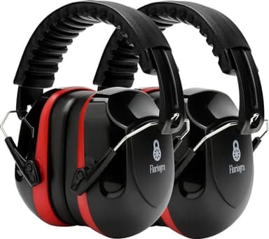 2 Pack 34dB Noise Canceling Headphones For Shooting, Hearing Protection Earmuffs, Ear Protection Headphones, Thickened Headband Ear Muffs For Noise Reduction For Shooting, Construction,Mowing