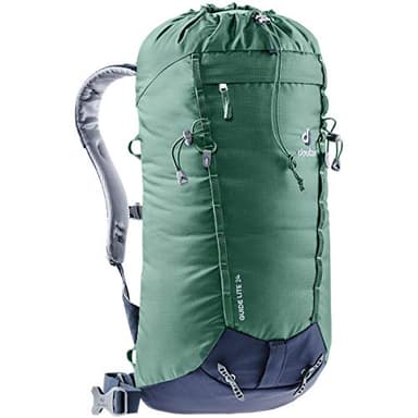 Deuter Guide Lite 24 - Lightweight, Robust, and Functional Alpine Backpack for Mountain Climbing, Ski Tours and Expeditions - Seagreen/Navy