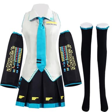 IMDAET Anime Cosplay Costume Outfit，Anime Uniform Full Set for Women Girls Comic Con Halloween Party (L)