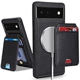 SailorTech for Google Pixel 6 case with Credit Card Holder, fits Google Pixel 6 Phone Leather Case Wallet for Women Compatible Wallet Detachable 2-in-1 for Men-Black