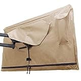 Outdoor TV Cover 60-65 inch - with Zipper, Weatherproof, Waterproof 360 Degrees Protection, Soft Non Scratch Interior - Beige