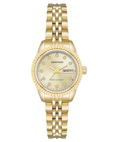 Armitron Women's Genuine Crystal Accented Bracelet Watch, 75-2475