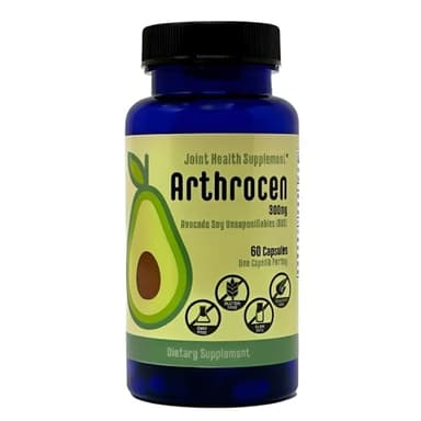 Arthrocen Joint Health Supplement with 300 mg ASU (Avocado Soy Unsaponifiables) – Supports Joint Mobility & Cartilage – Plant-Based Daily Joint Support – Non-GMO, Gluten & Dairy Free – 60-Day Supply