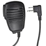 TENQ Rainproof 2-pin Shoulder Remote Speaker Mic Microphone PTT for Motorola Radio Pmr446 Pr400 Mag One Bpr40 A8 Ep450 Au1200 Etc