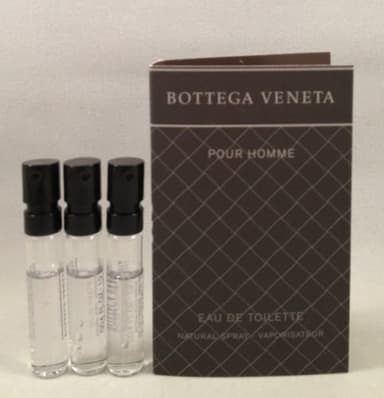 3 Bottega Veneta Pour Homme EDT .04 Oz/1.2 Ml Each Spray Sample Travel Vial Lot