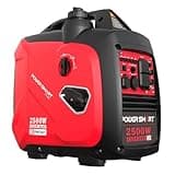 PowerSmart 2500-Watt Gas Powered Portable Inverter Generator, CO Sensor, Super Quiet for Camping, Home Emergency Use, EPA Compliant 2025 Version