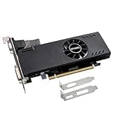QTHREE Radeon RX 550 4GB Graphics Card,GDDR5,128-Bit,Small Form Factor Video Card for PC Gaming,Computer GPU,PCI Express X8 3.0,HDCP,DirectX 12,VGA,DVI,HDMI,Low Profile
