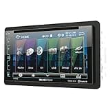 Soundstream VR-65B Double-DIN Bluetooth DVD/CD/AM/FM in-Dash Car Stereo with 6.2" Smart Sense Screen