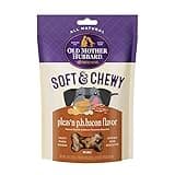 Old Mother Hubbard Wellness Soft & Chewy Pleas'n P.B. Bacon Dog Biscuits, Natural, Training Treats, Peanut Butter & Bacon Flavor, Mini Size, (8 Ounce Bag)