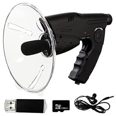 Bird Recording Observing Listening Device Telescope,5 Hours Long Recording,Listen and Observed to Upto 320ft Long Range Bionic Ear Electronic Listenin