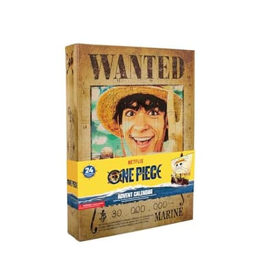 ONE PIECE - Advent Calendar 2025-24 Exclusive Gifts & Collectibles - Inspired by the Characters, Locations & Storylines - For the Christmas Countdown - Official License - Cinereplicas