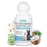 Oivolii Dog & Cat Skin Care Roll-On with Coconut Oil (2.3fl oz) - Itch Relief, Hot Spot Treatment & Allergy Moisturizer for Fast Skin Repair & Hair Regrowth