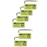 BAOBIAN BT183342/BT283342 BT162342/BT262342 BT166342/BT266342 Battery Compatible with VTech CS6114 CS6419 CS6719 AT&T EL52300 CL80112 VTech CS6719-2 Cordless Handsets (6 Pack)