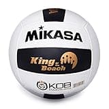 KING OF THE BEACH Miramar Volleyball by Mikasa - The Official Tour Beach Volleyball Designed by Olympian and World Champion Sinjin Smith