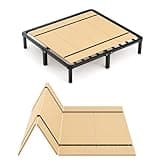 Imperius Foldable Box Spring, Bunkie Board, Bed Support Slats, Bed Boards for Under, Twin (60x30)
