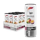 CELSIUS Sparkling Mango Passionfruit, Functional Essential Energy Drink 12 Fl Oz (Pack of 12)