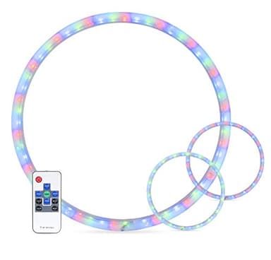 BELVA BSA10LED Universal 10-inch RGB LED Subwoofer Light Ring with Remote (1 Ring)